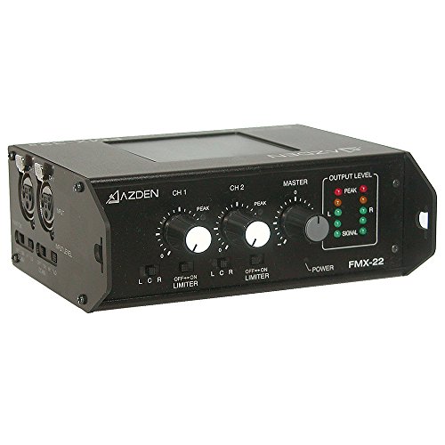 AZDEN ( アツデン ) FMX-DSLR 2チャンネルポータブルミキサー Amazon.co.jp: AZDEN/アツデン 2チャンネル ポータブルミキサー[FMX-22